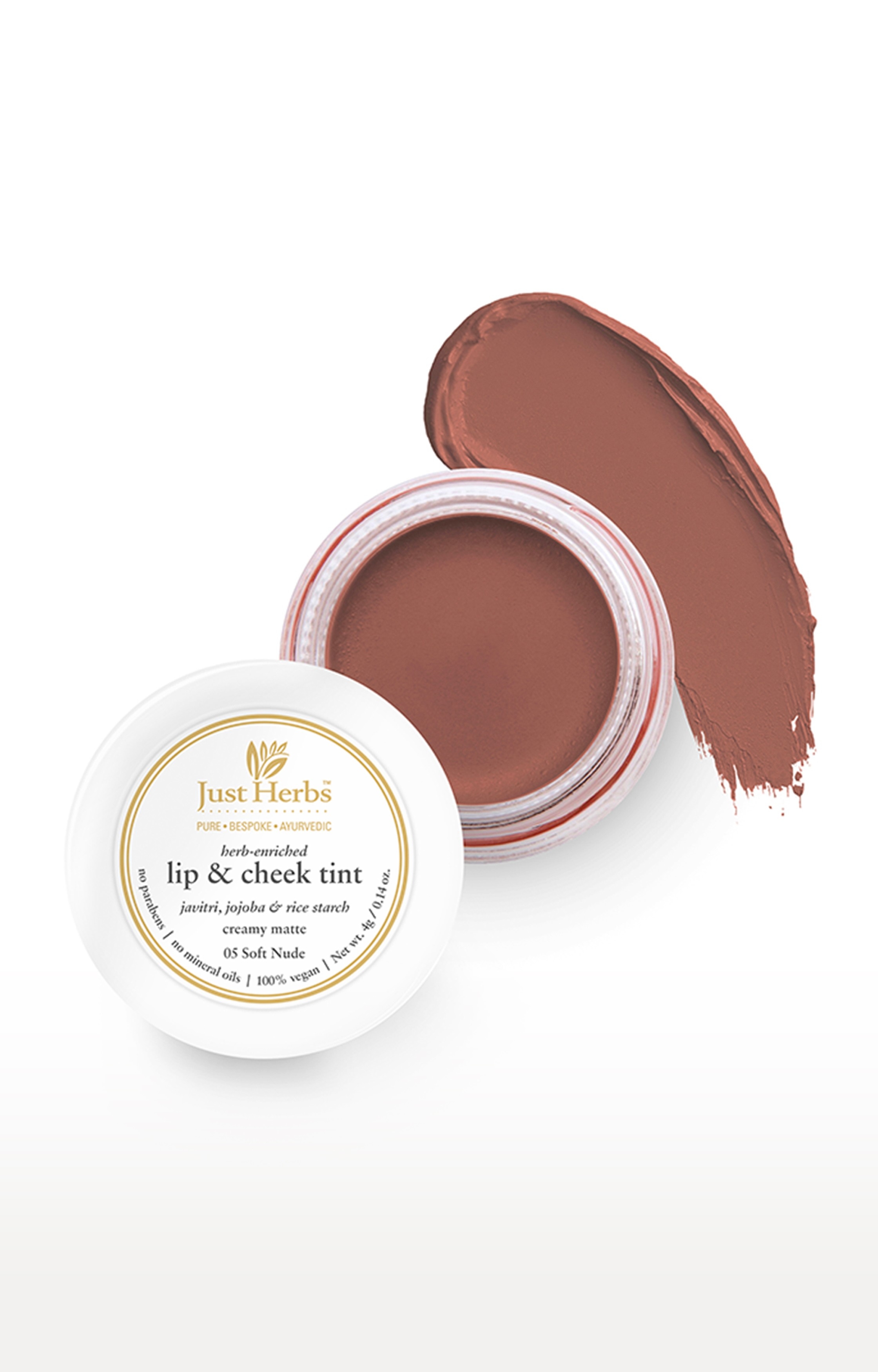 Just Herbs | Just Herbs Lip and Cheek Tint -05 Soft Nude 0