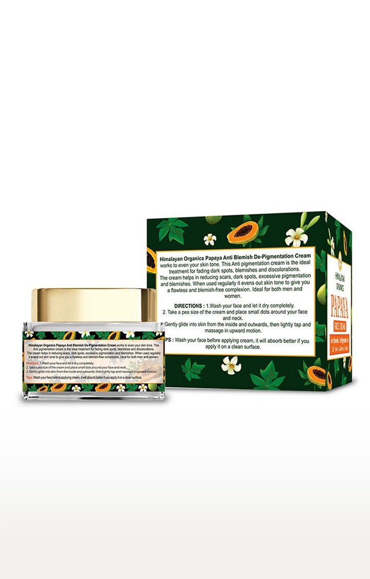 Himalayan Organics Papaya Cream For Pigmentation, Spots, Brightening