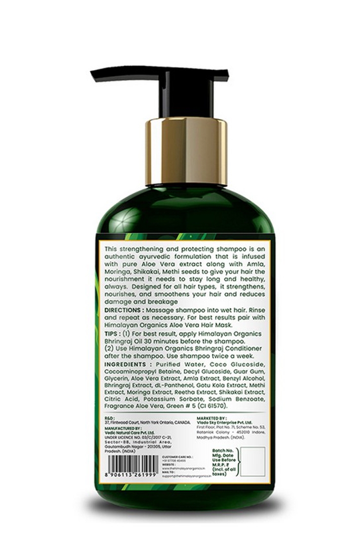 Himalayan Organics | Himalayan Organics Aloevera Shampoo for Hair Loss Control & Healthy Hair Growth | Ayurvedic Herbal Extracts | No Parabens & Silicones - 300ml 1