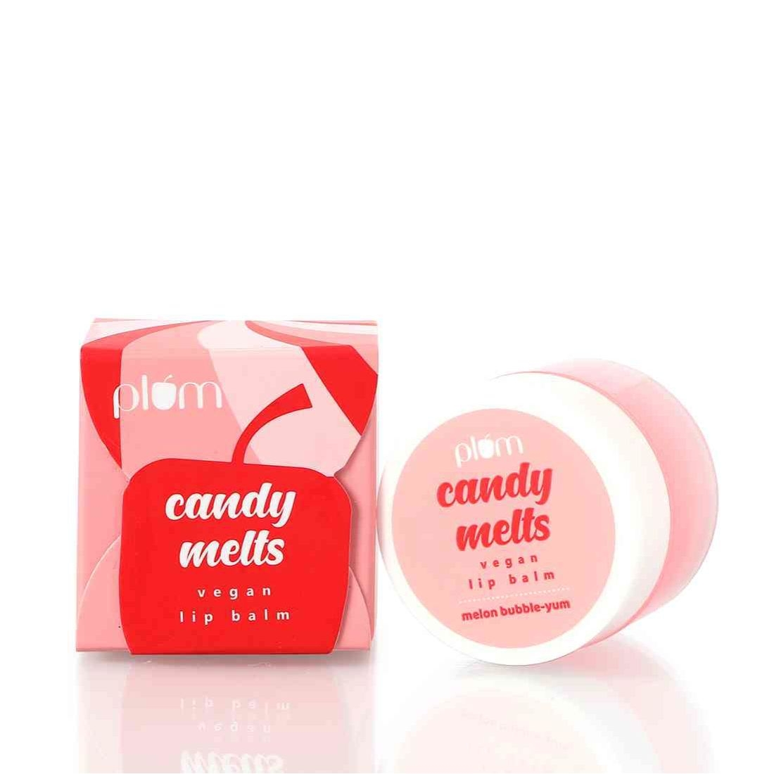 plum be good | Plum Candy Melts Vegan Lip Balm | Melon Bubble-yum 1