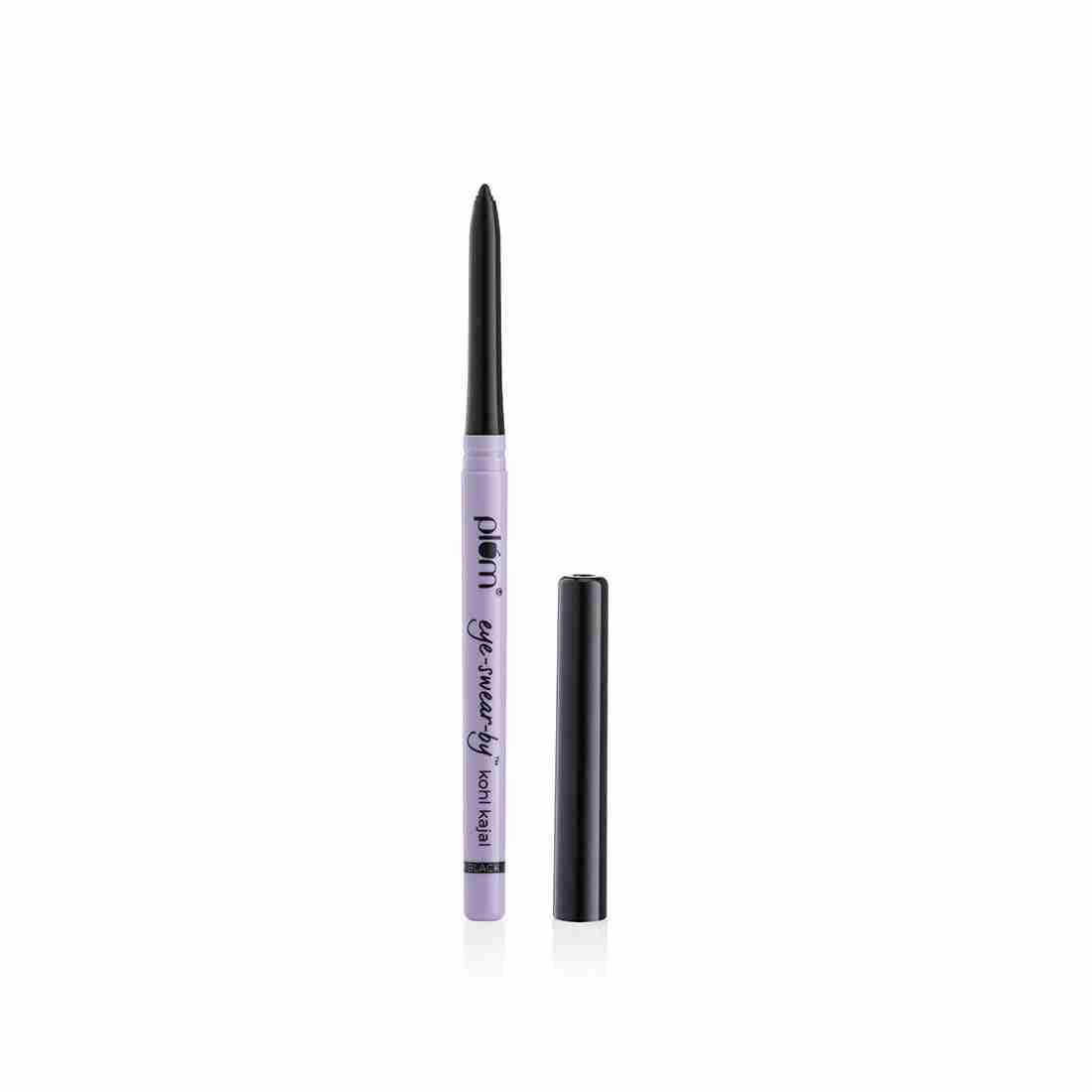 Plum Eye-Swear-By Kohl Kajal - Deep Black, Creamy Smooth, Smudge-Proof, Water-Proof