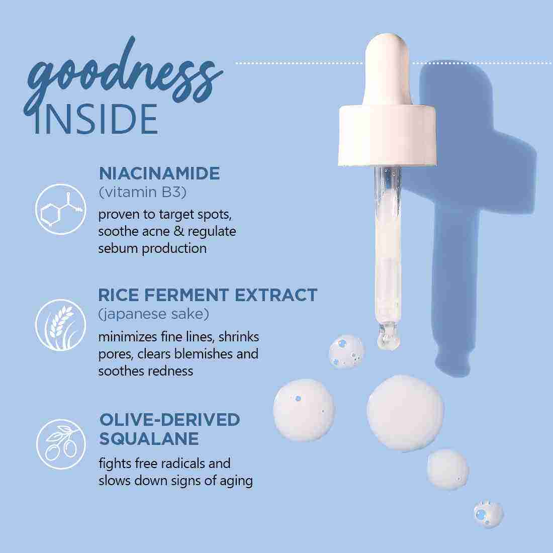 Plum 10% Niacinamide Face Serum with Rice Water| 30 ml