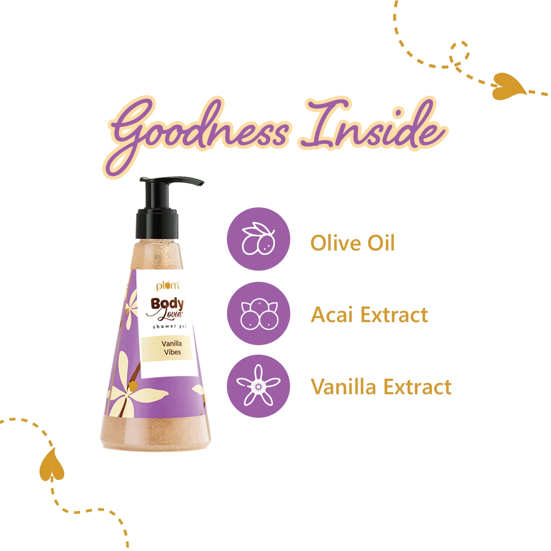 plum be good | Plum BodyLovin' Vanilla Vibes Shower Gel  3