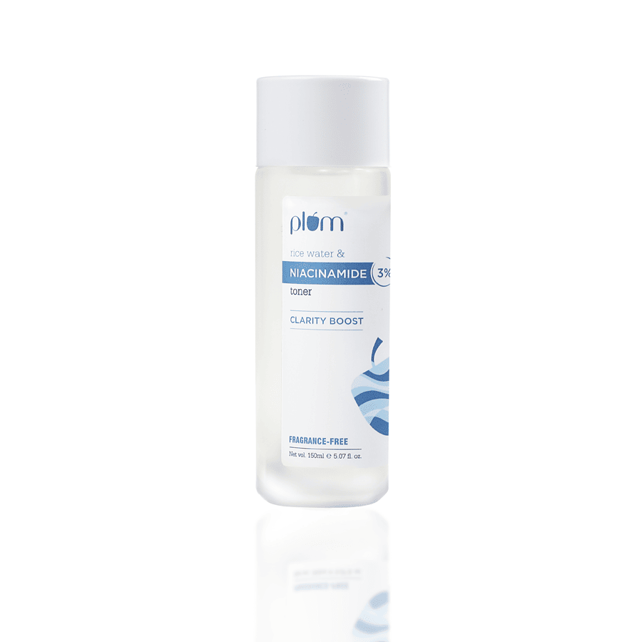Plum 3% Niacinamide Toner with Rice Water | 150 ml