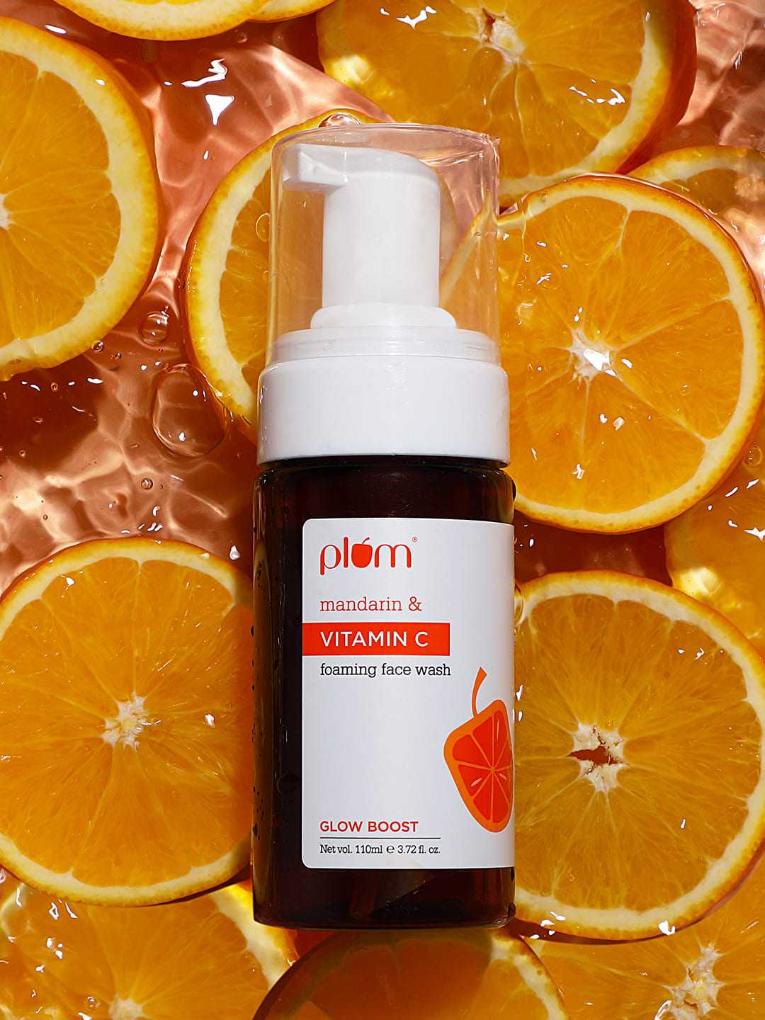 Plum Vitamin C Foaming Face Wash with Mandarin | 110 ml