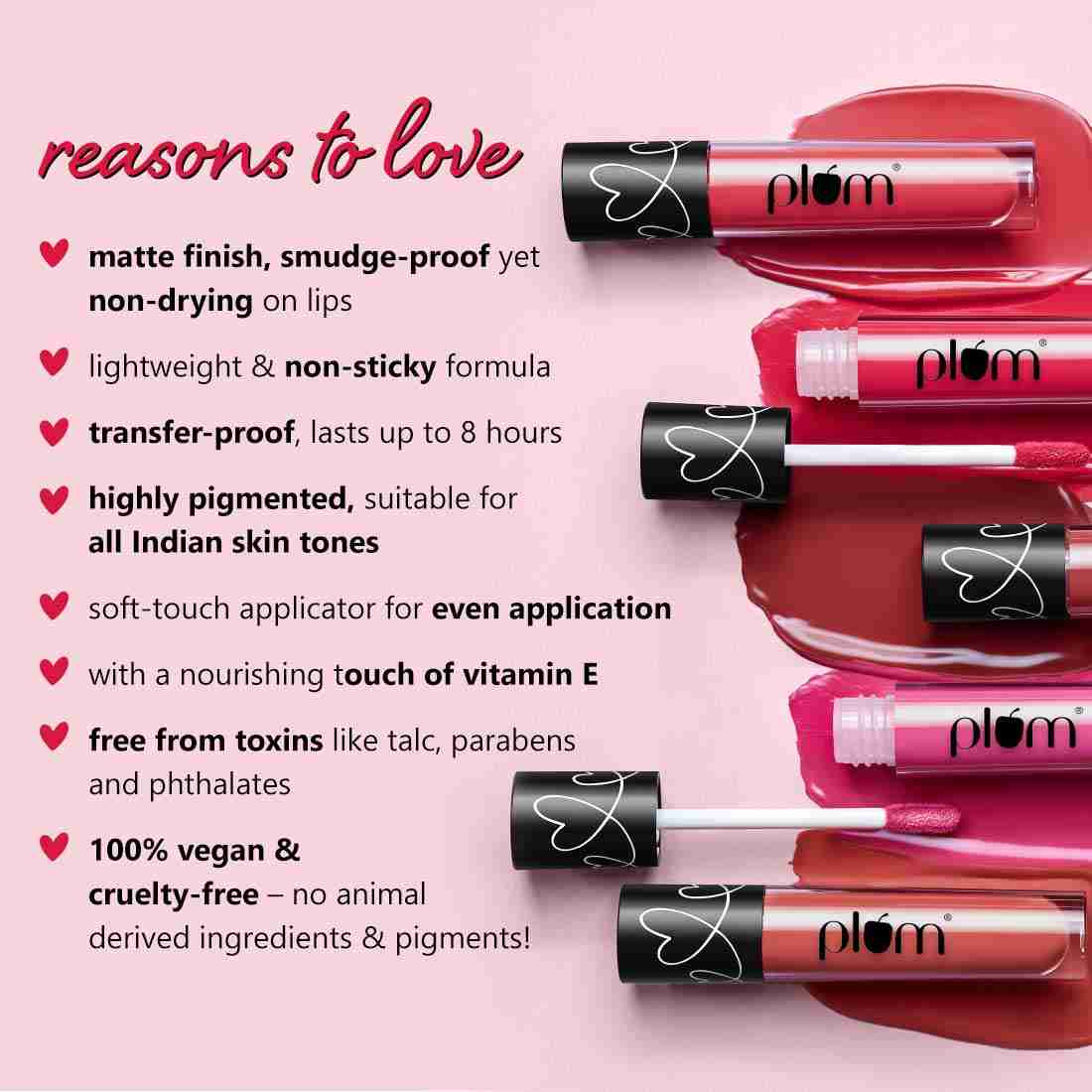 Plum Matte In Heaven Liquid Lipstick | Non-Drying | Smudge-Proof | 100% Vegan & Cruelty Free | Cocoa Mocha - 130