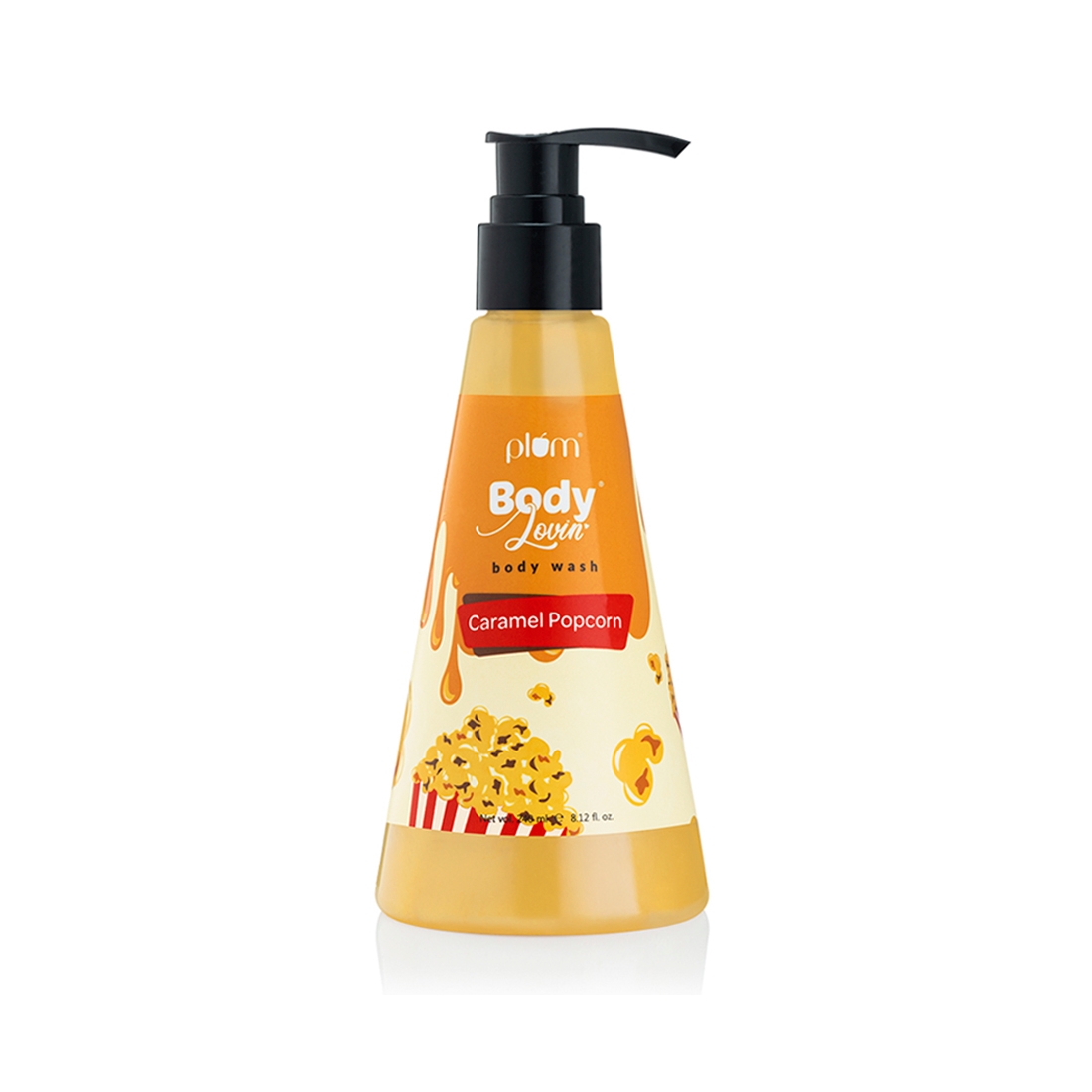 plum be good | Plum BodyLovin' Caramel Popcorn Body Wash | All Skin Types | Caramel Popcorn Fragrance | Non-Drying | Sulphate-Free | 100% Vegan 0