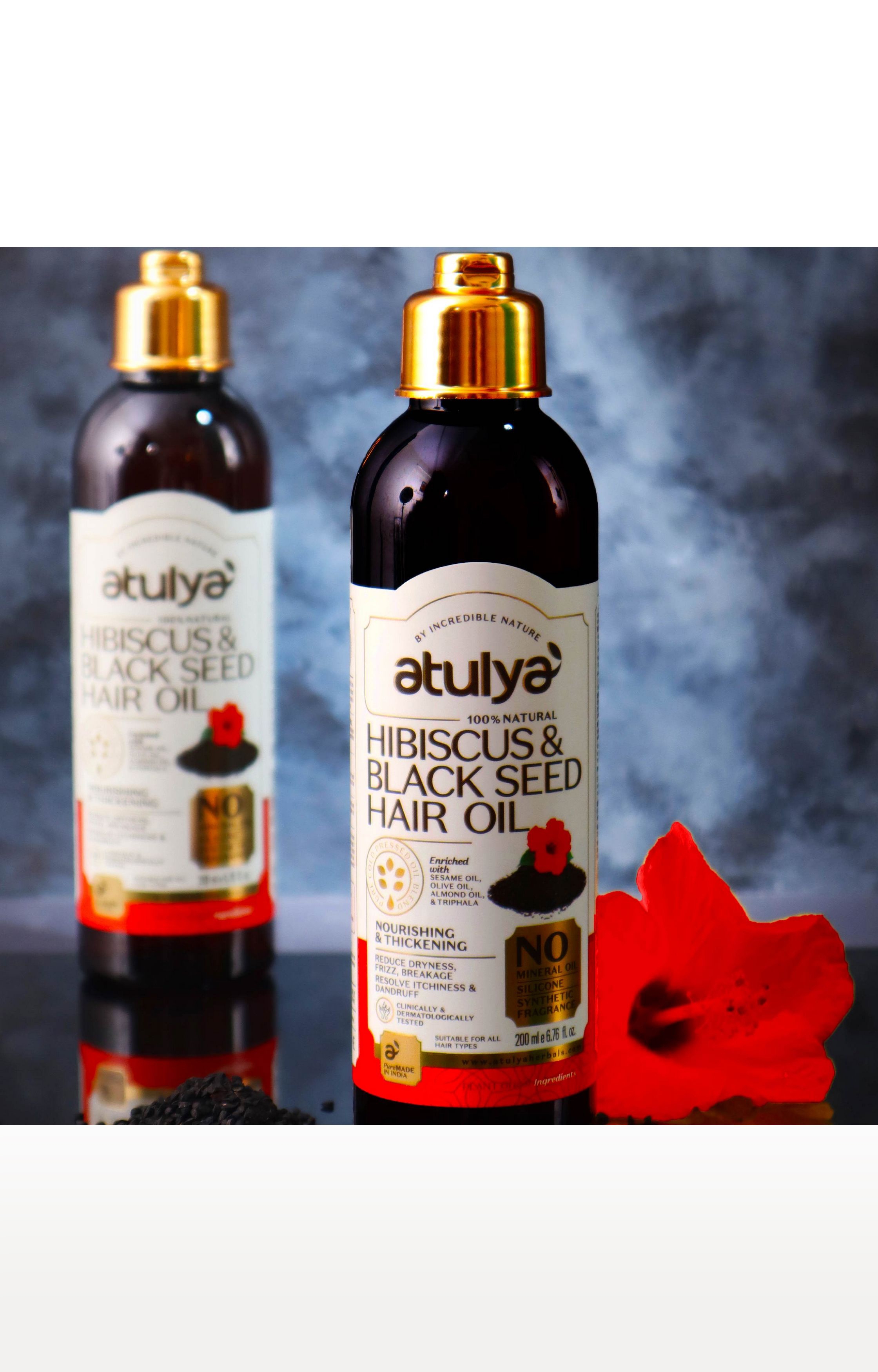 atulya | Atulya Hibiscus & Black Seed Hair Oil  1