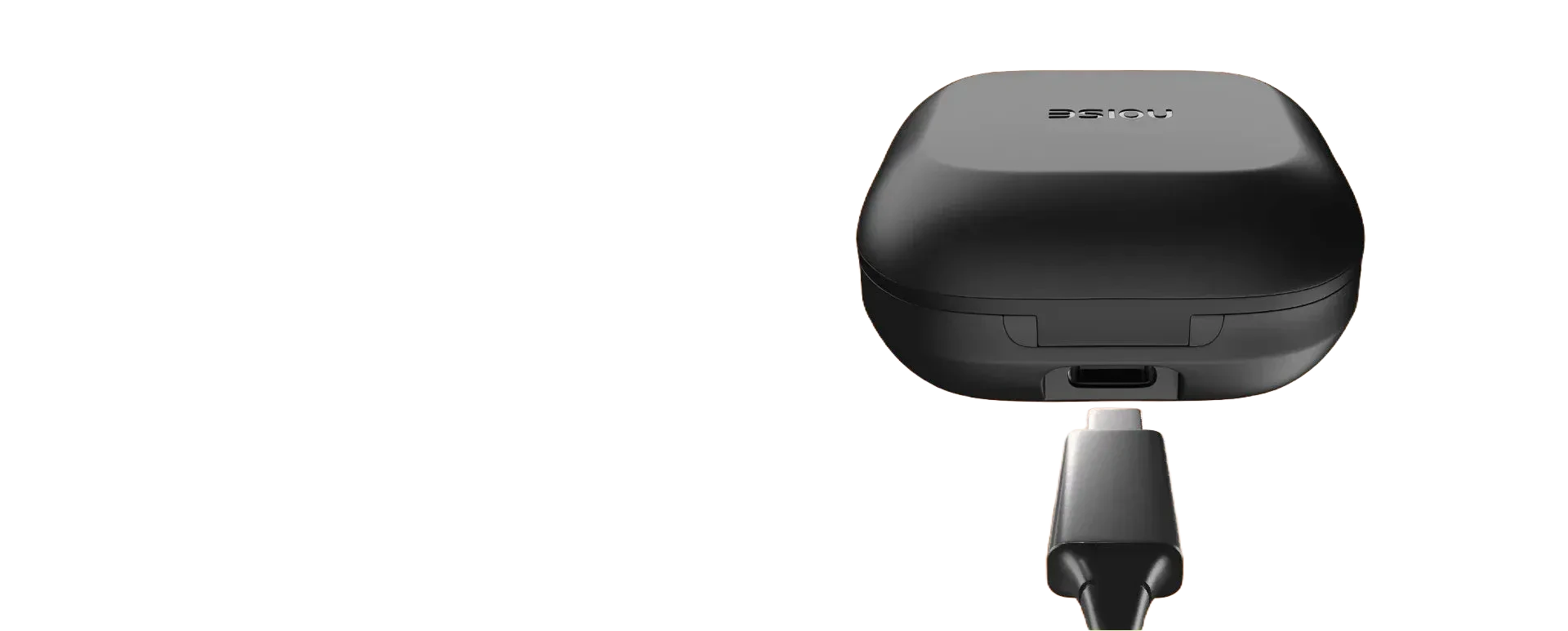 سماعات Noise Buds N1 اللاسلكية بالكامل مع تشغيل 40 ساعة وأربعة ميكروفونات ENC ومقاومة الماء IPX5 - أسود كربوني