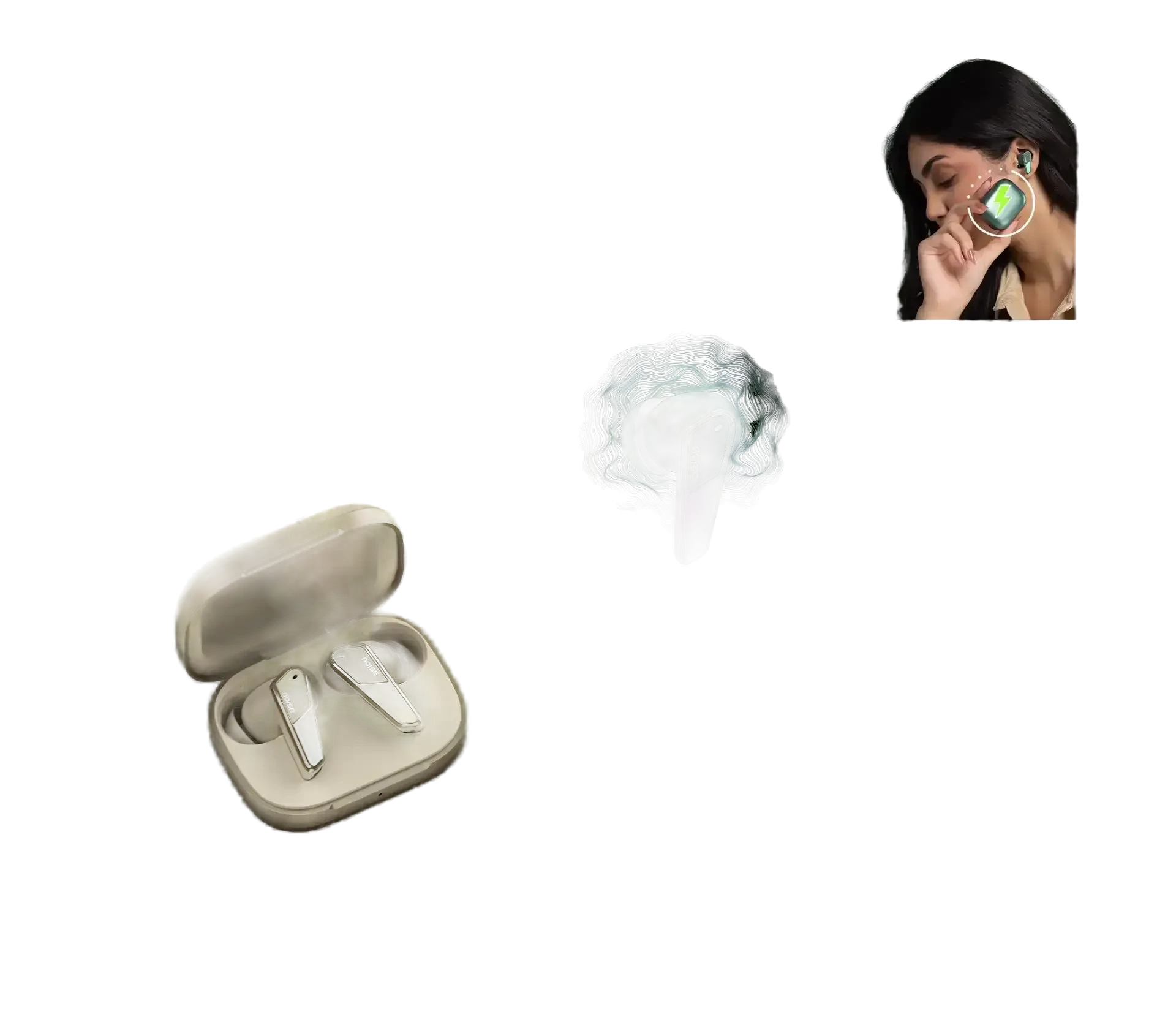 سماعات Noise Buds N1 Pro اللاسلكية الحقيقية مع إلغاء الضجيج النشط ANC - Chrome Purple