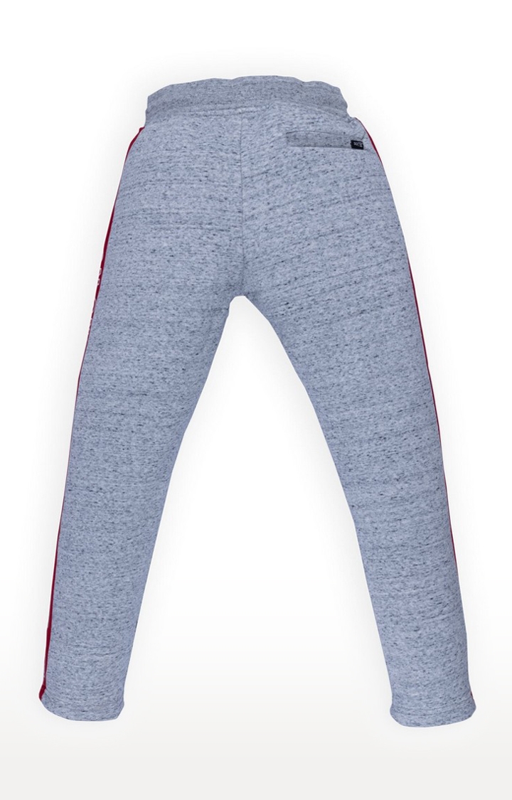 Status Quo | Boy's Grey Solid Trackpants 1