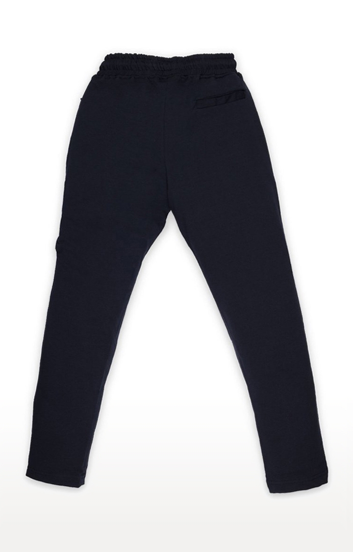 Status Quo | Boy's Blue Printed Trackpants 1