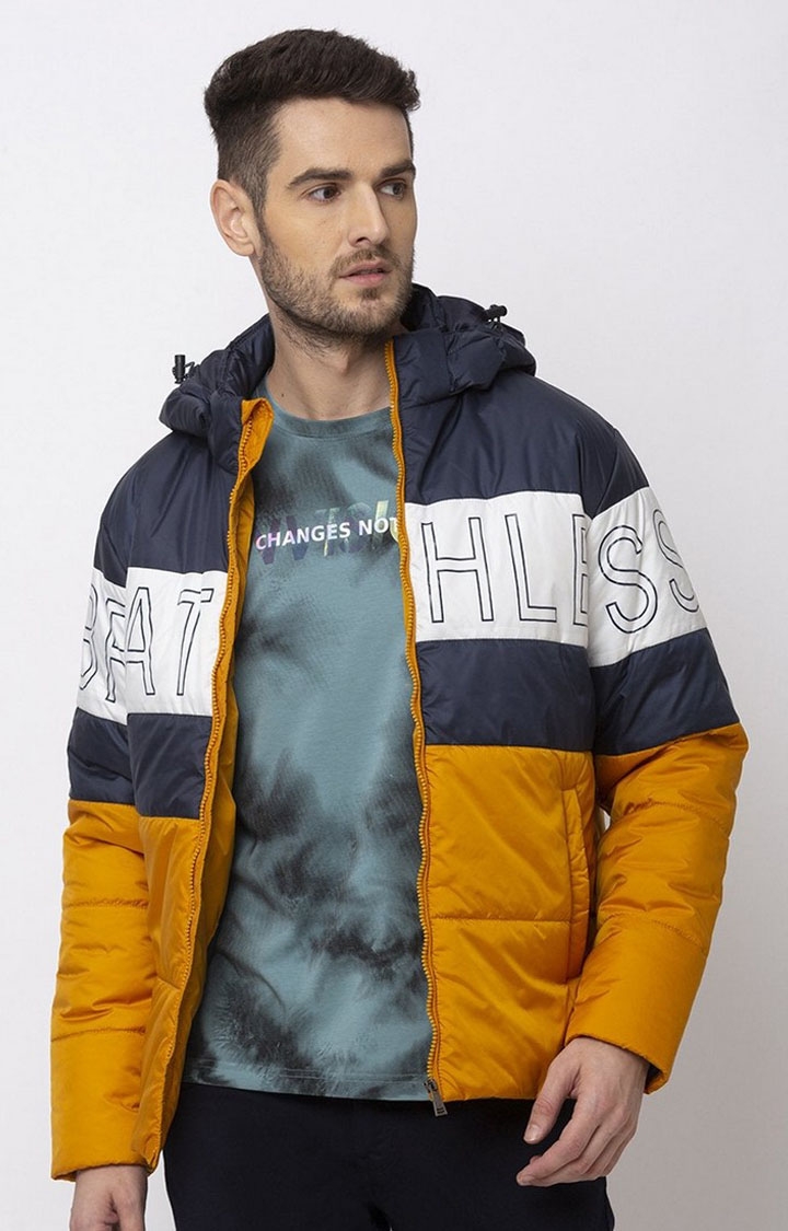 Status Quo | Men's Multi Polyester Quilted Bomber Jackets 0