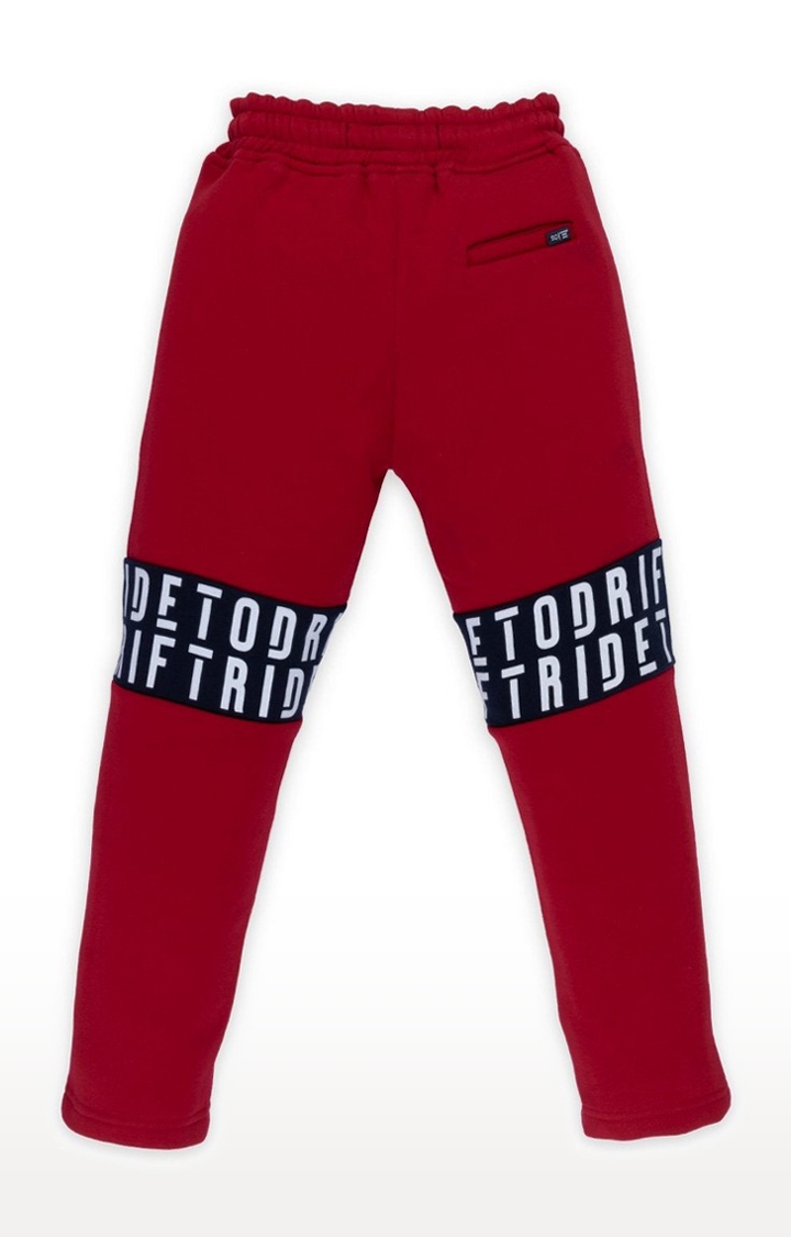 Status Quo | Boy's Red  Trackpants 1