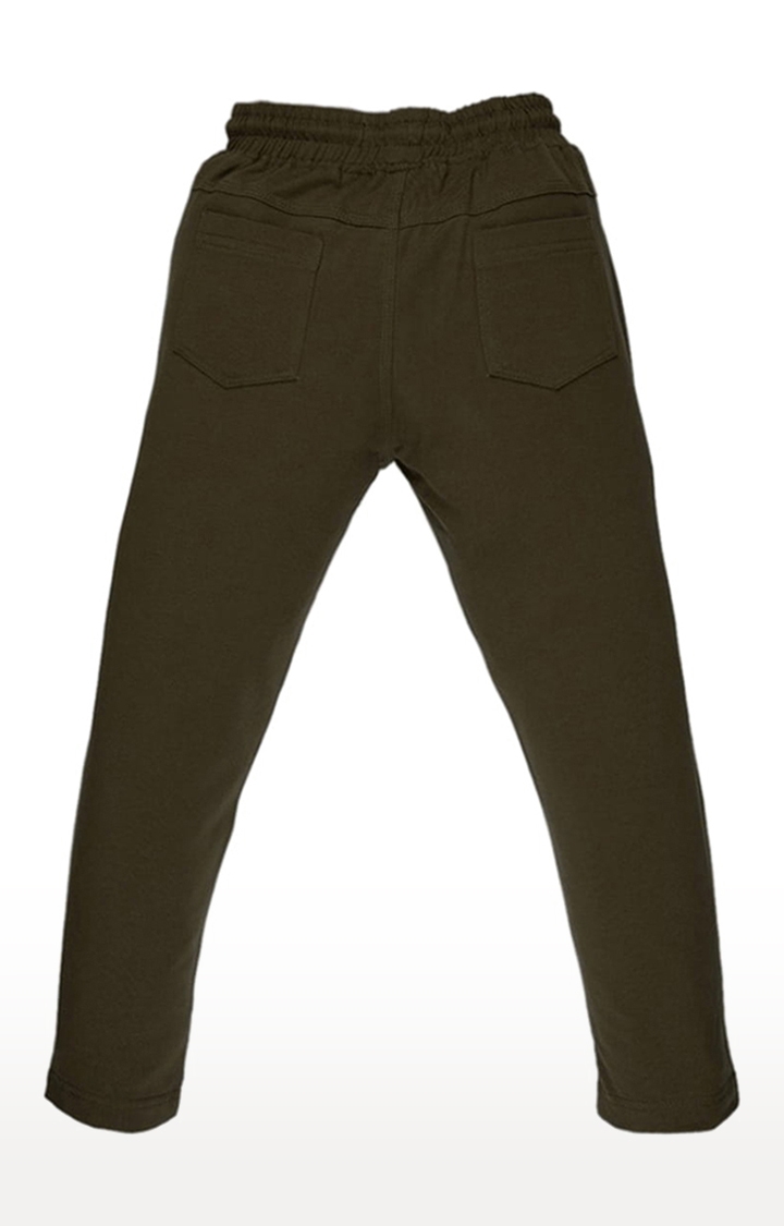 Status Quo | Men's Green Polyester Solid Trackpant 0