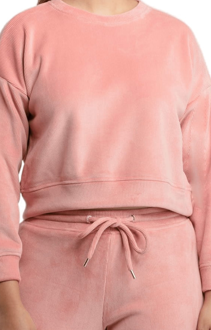 Status Quo | Pink Polycotton Solid Tracksuits 3