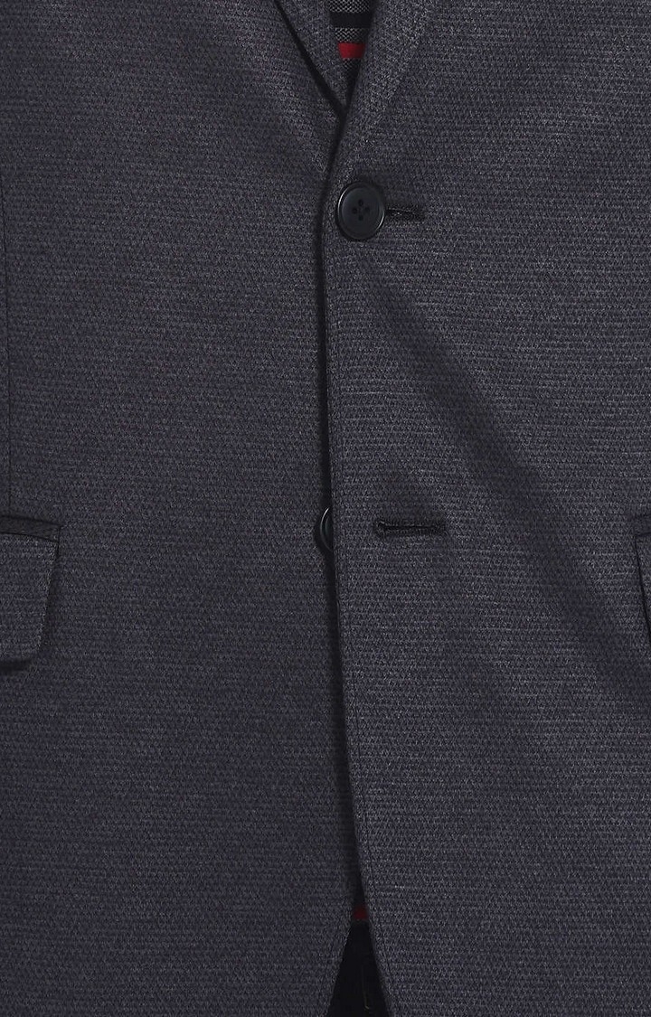 Basics | Grey Printed Blazers 3