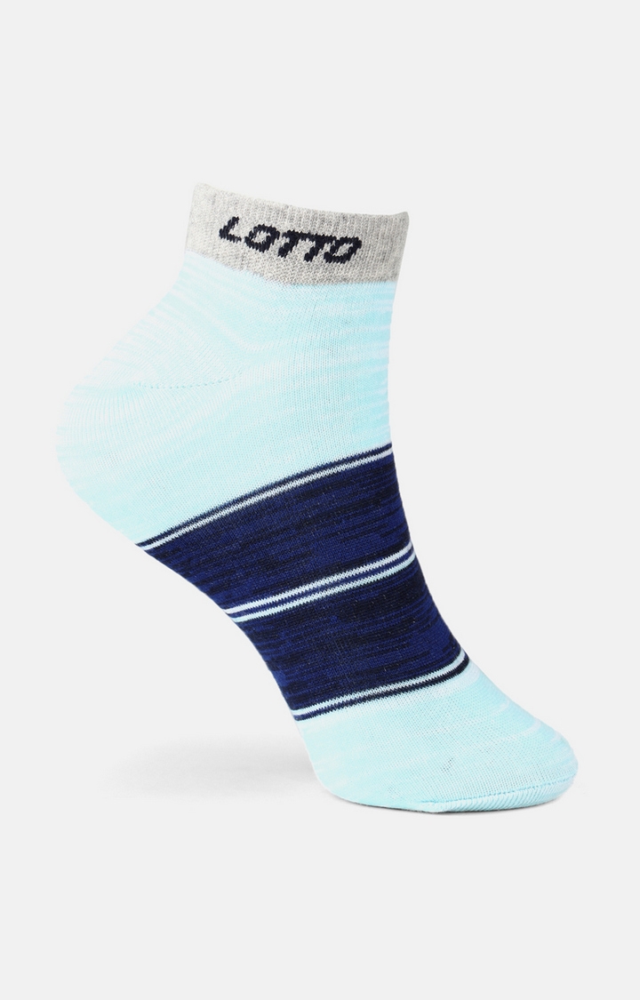 Lotto | Lotto Women's Wms Anklet Shade Trio Violet/Black/Blue Socks 1
