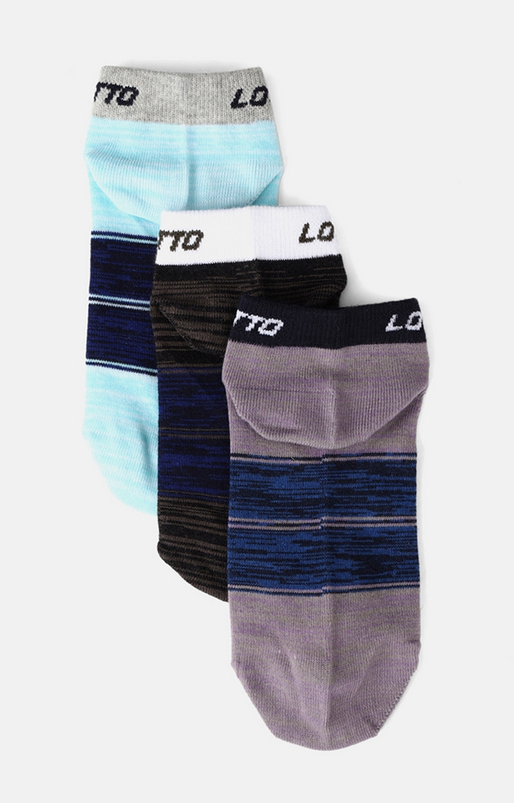 Lotto | Lotto Women's Wms Anklet Shade Trio Violet/Black/Blue Socks 5