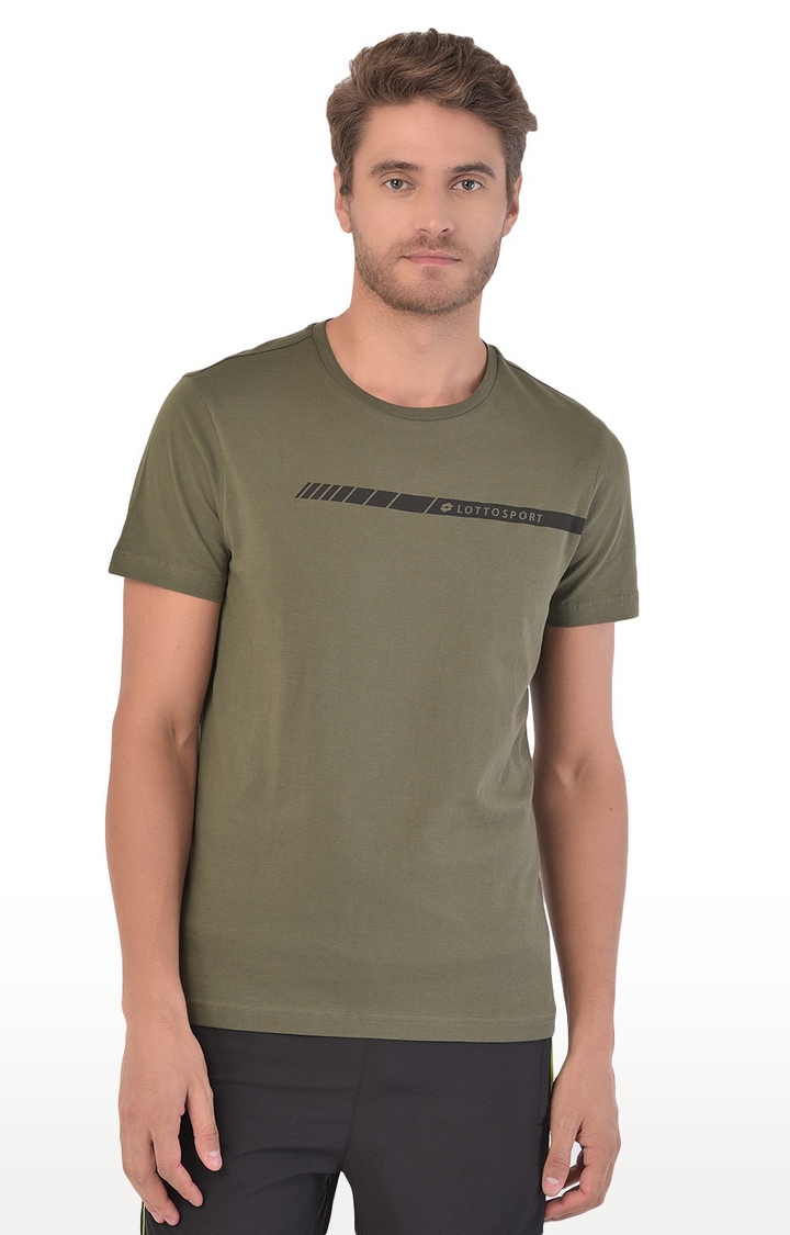 Lotto | Men's Green T-Shirts 0