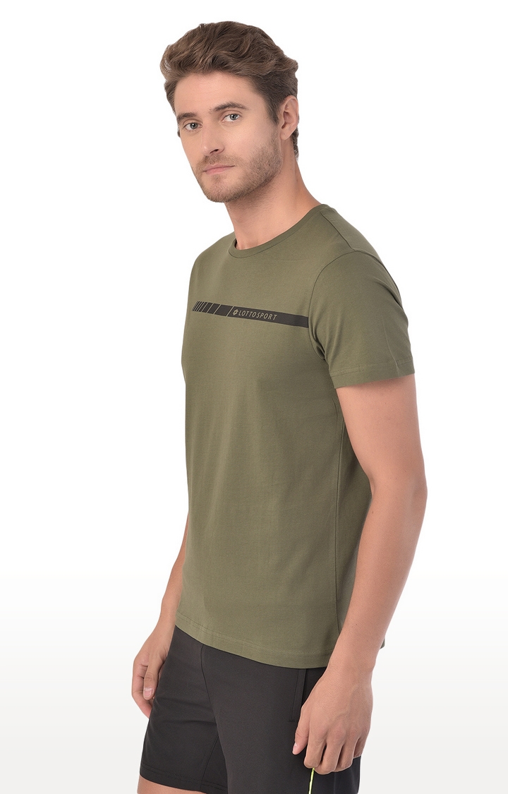 Lotto | Men's Green T-Shirts 2