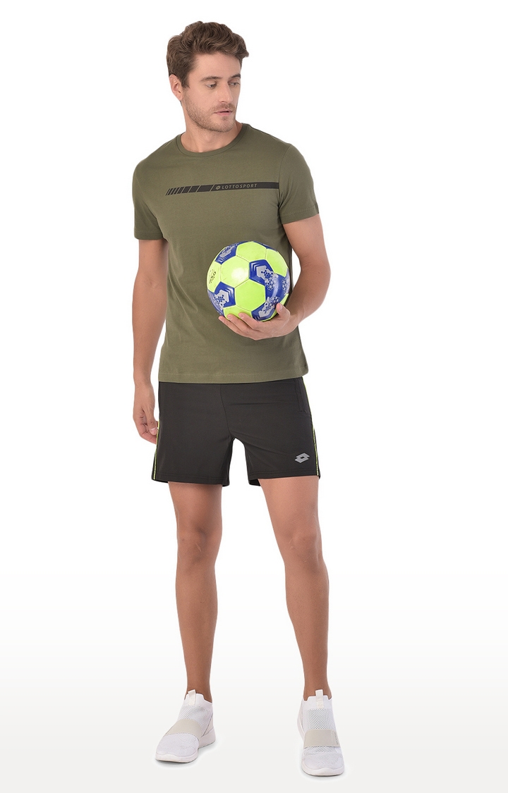 Lotto | Men's Green T-Shirts 1