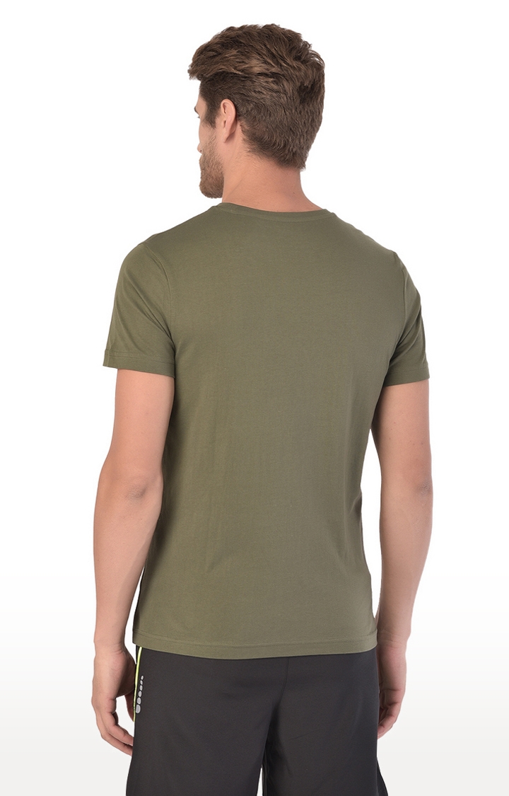Lotto | Men's Green T-Shirts 4