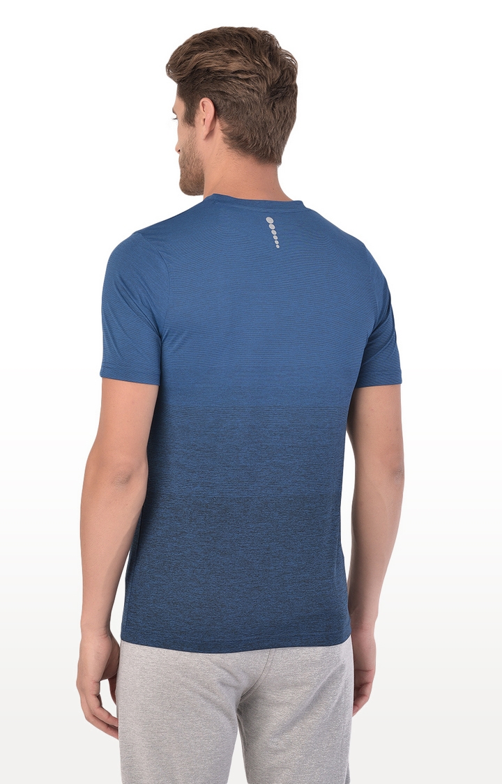 Lotto | Men's Blue Activewear T-Shirts 4
