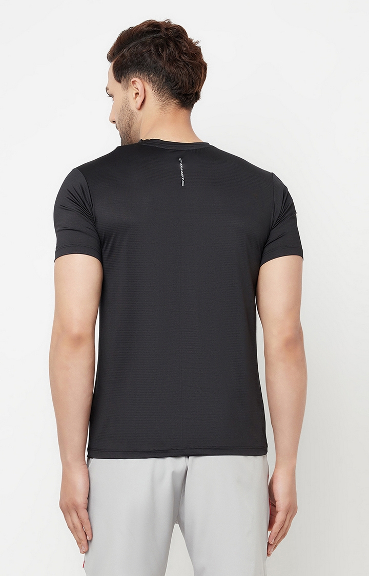 Lotto | Men's Black Activewear T-Shirts 5