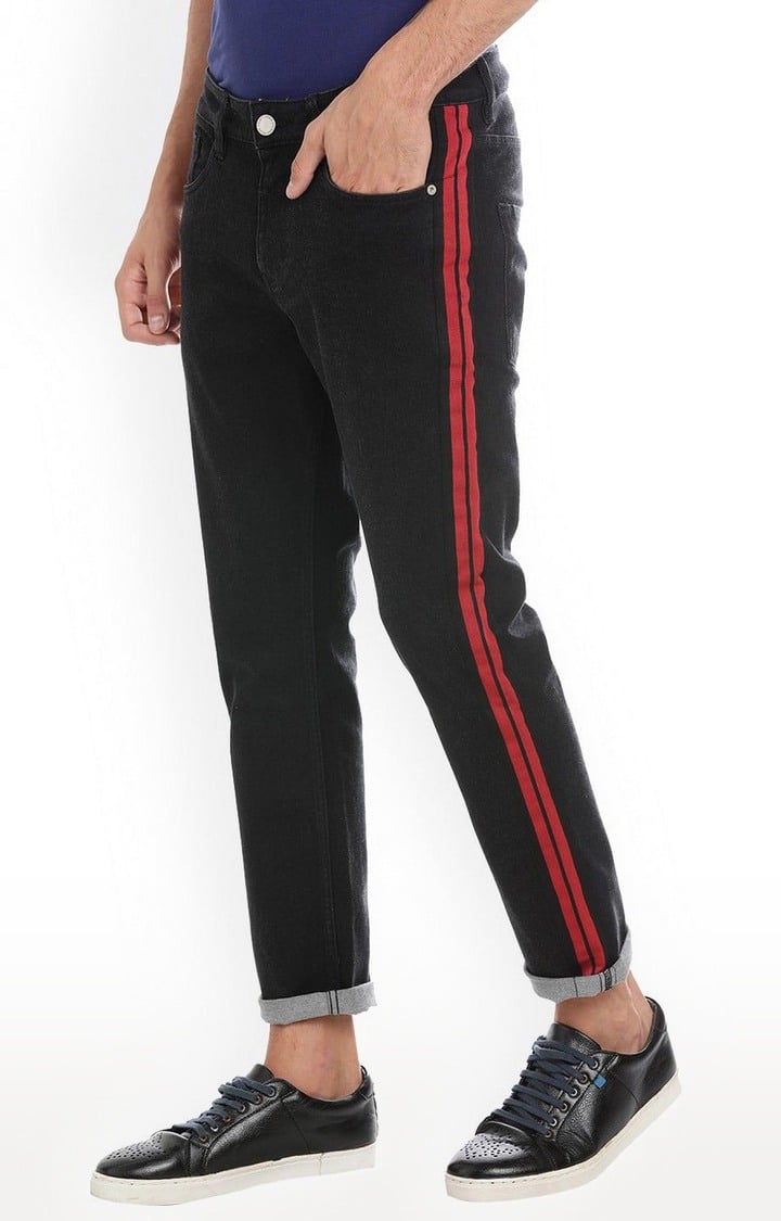 Slim Fit Side Stripe Detail Jeans