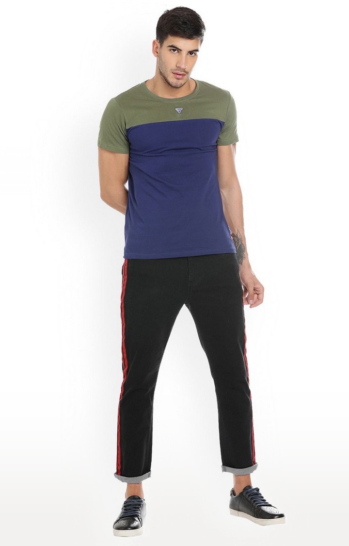 Slim Fit Side Stripe Detail Jeans