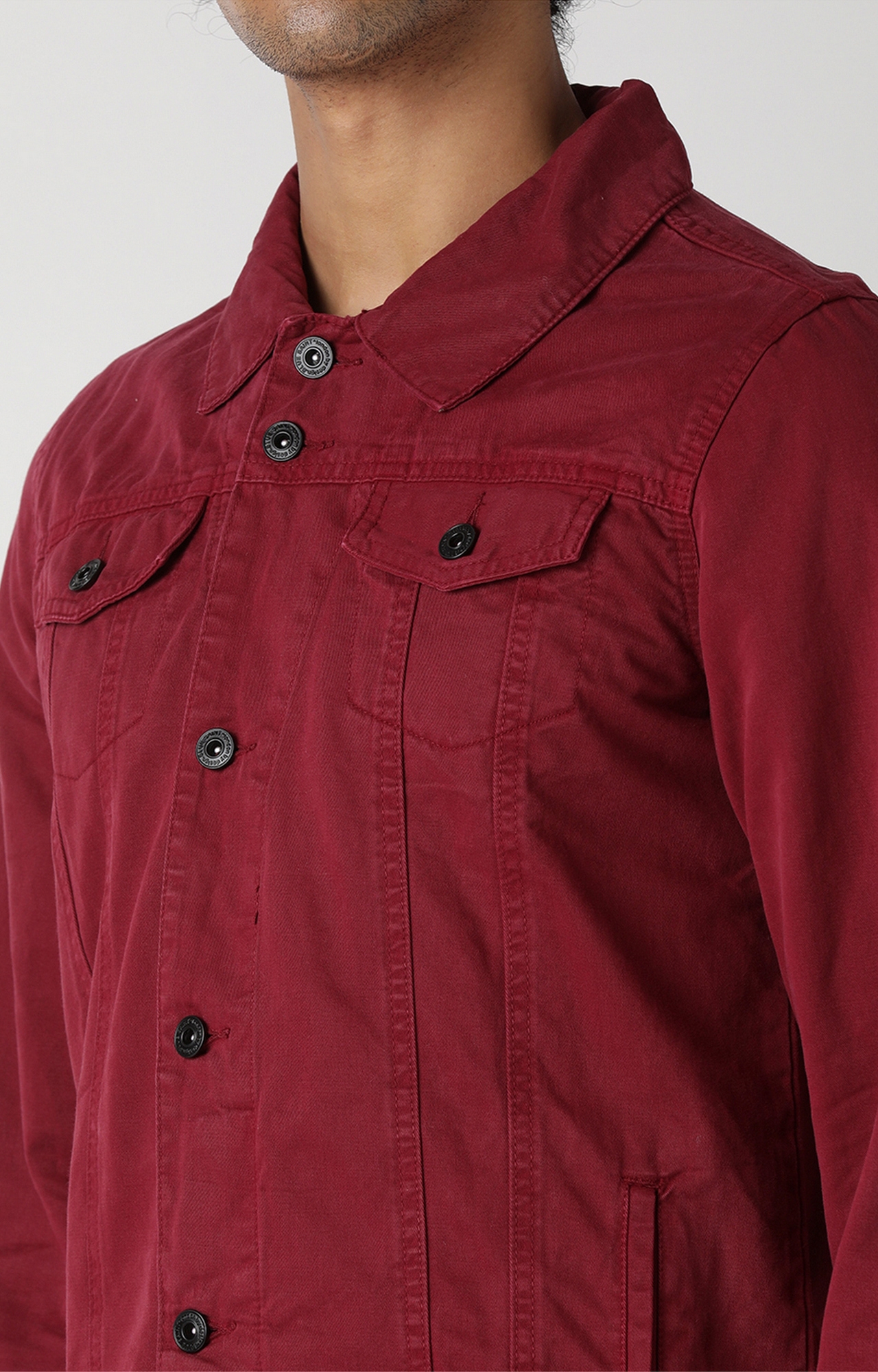 Blue Saint | Red Solid Western Jackets  4