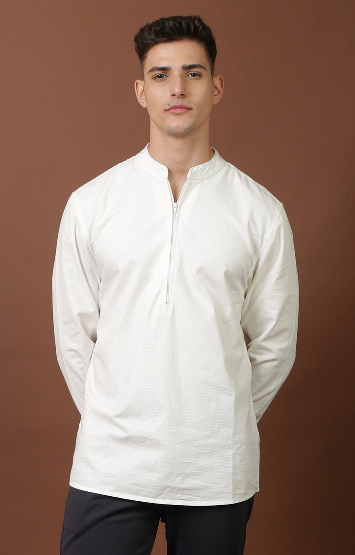 Blue Saint | Casual Wear Lightning White Trendy Casual Shirts 1