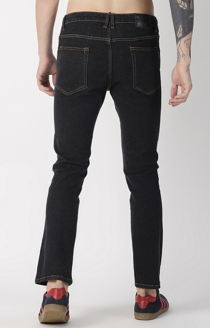 Blue Saint | Black Solid Slim Jeans 3