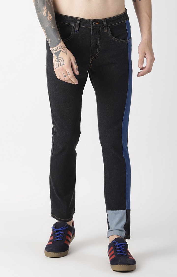 Blue Saint | Black Solid Slim Jeans 0