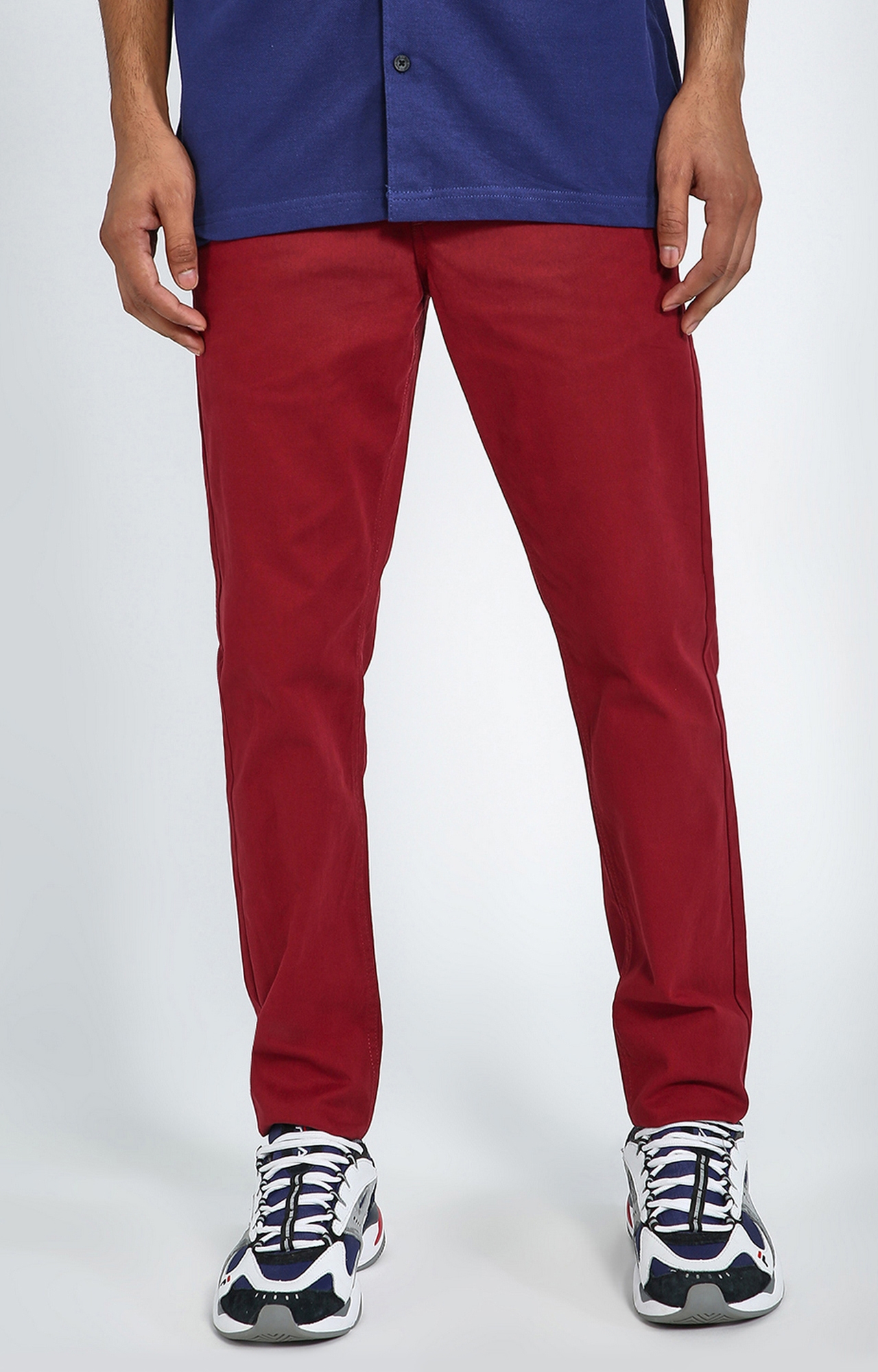 Blue Saint | Red Skinny Trousers 0