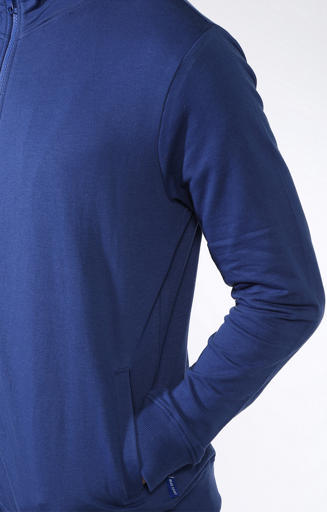 Blue Saint | Blue Saint Men's Blueregular Fit Sweatshirts 3
