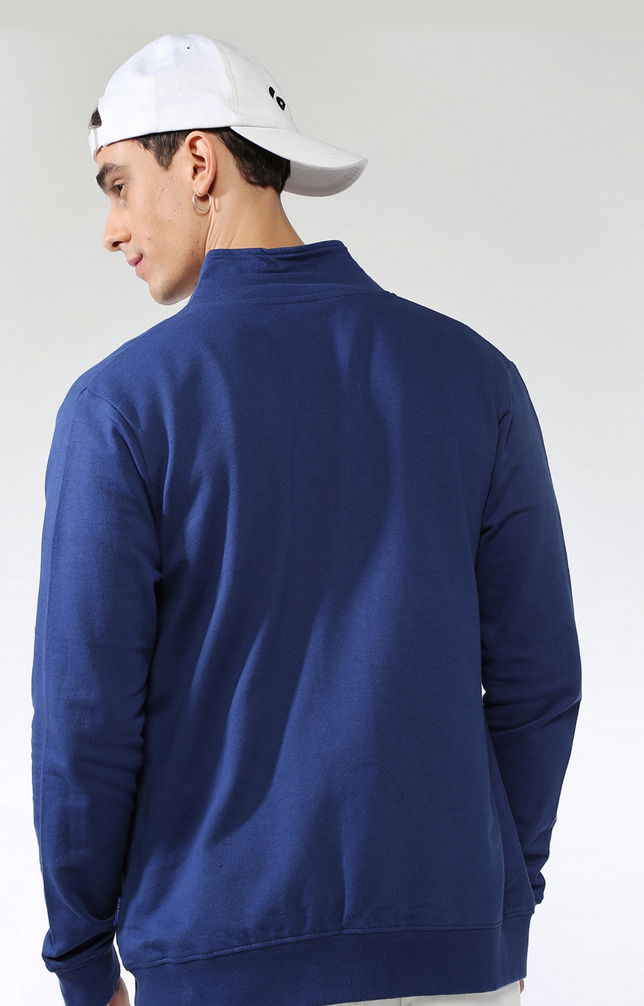 Blue Saint | Blue Saint Men's Blueregular Fit Sweatshirts 2