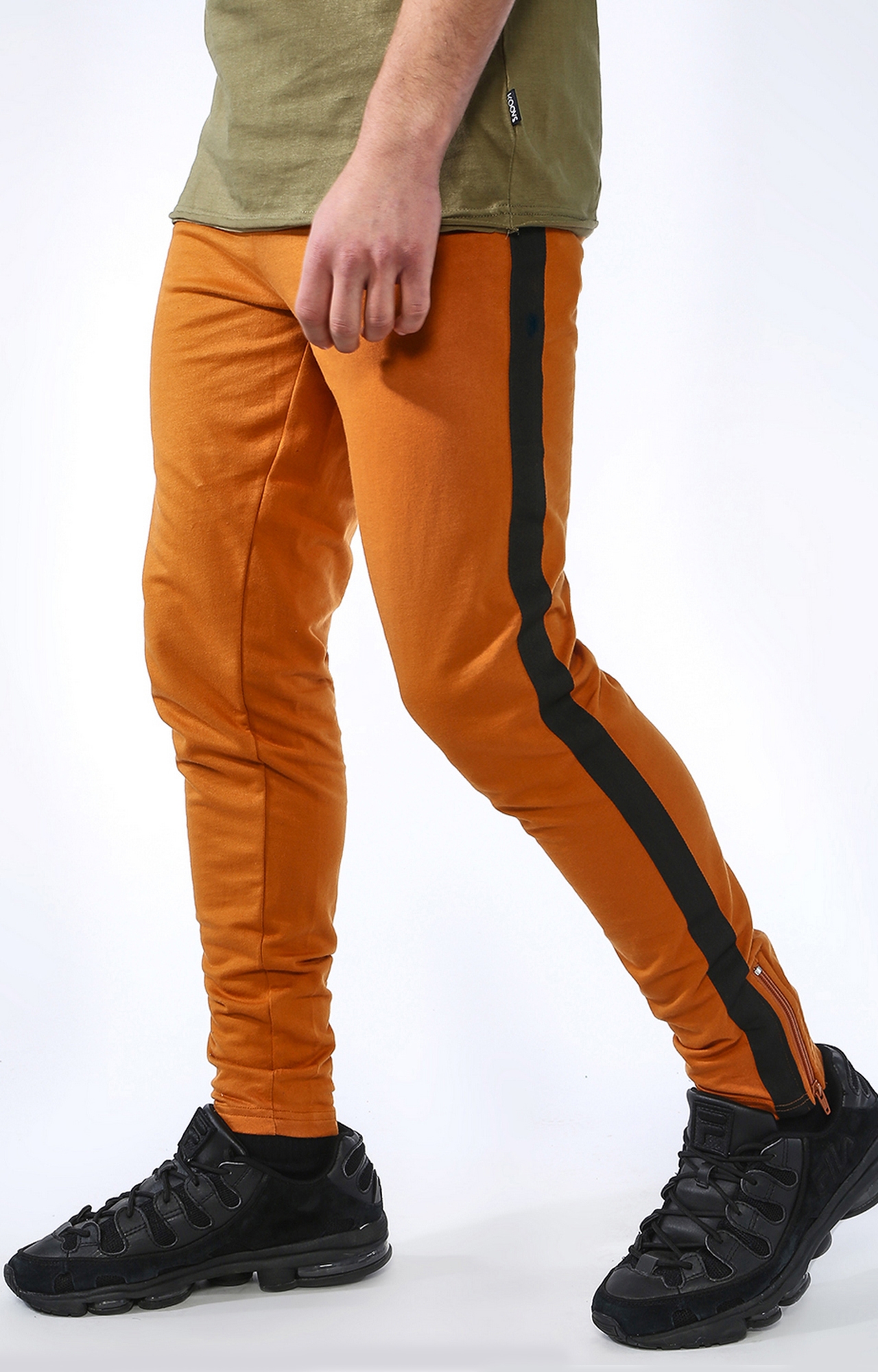 Brown Solid Trackpants