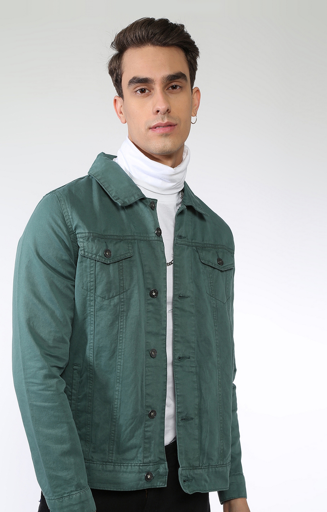 KEJ Full Sleeve Solid Men Denim Jacket - Buy KEJ Full Sleeve Solid Men  Denim Jacket Online at Best Prices in India | Flipkart.com