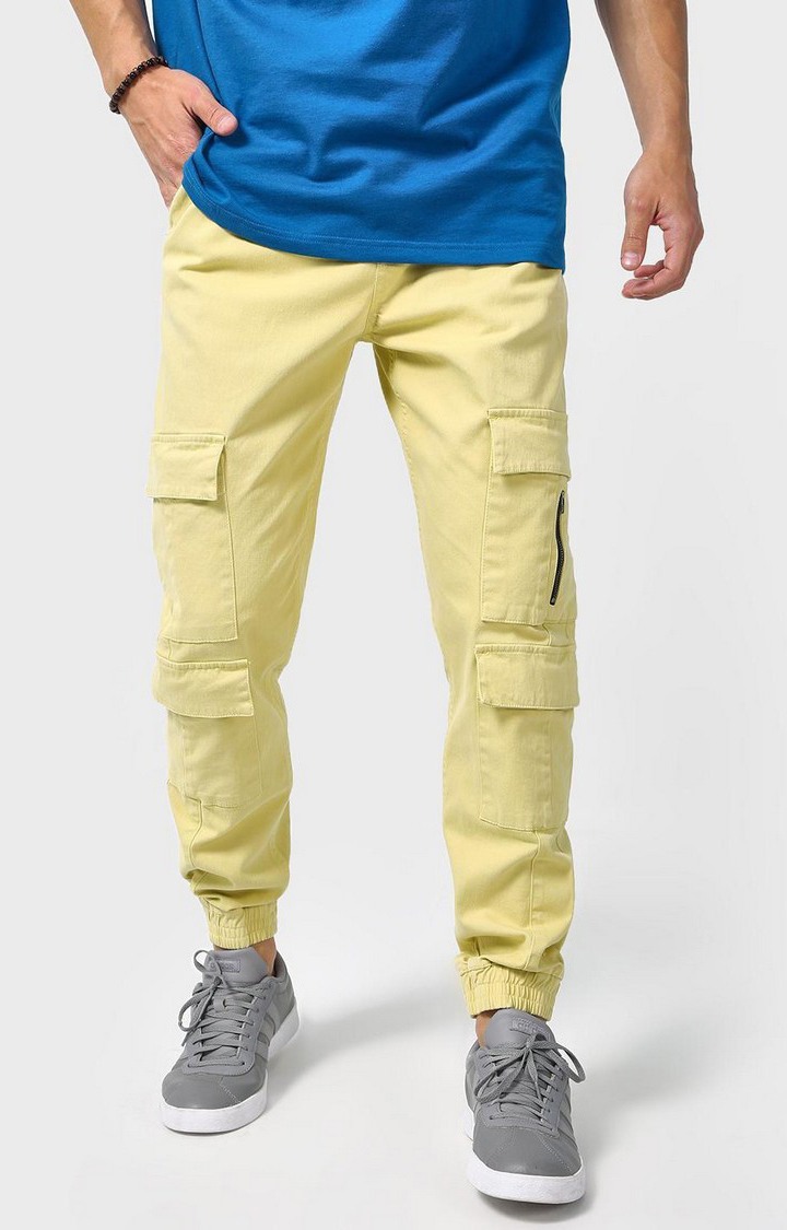 Blue Saint Men's Yellow Joggers