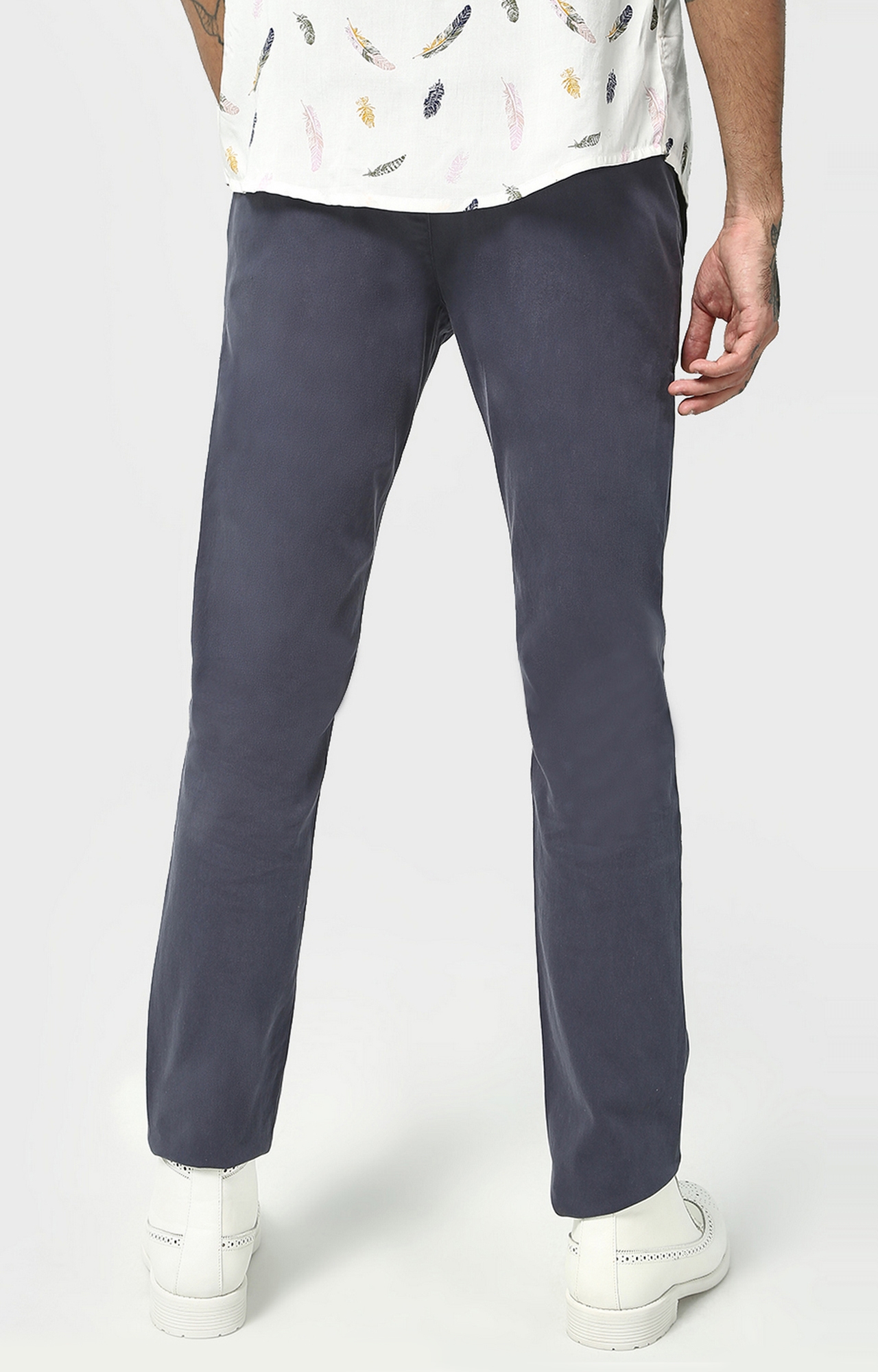 Blue Saint | Blue Tapered Chinos 2