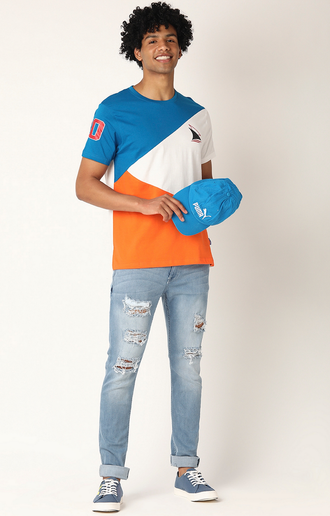 Blue Saint | Multi Colourblock T-Shirts  1