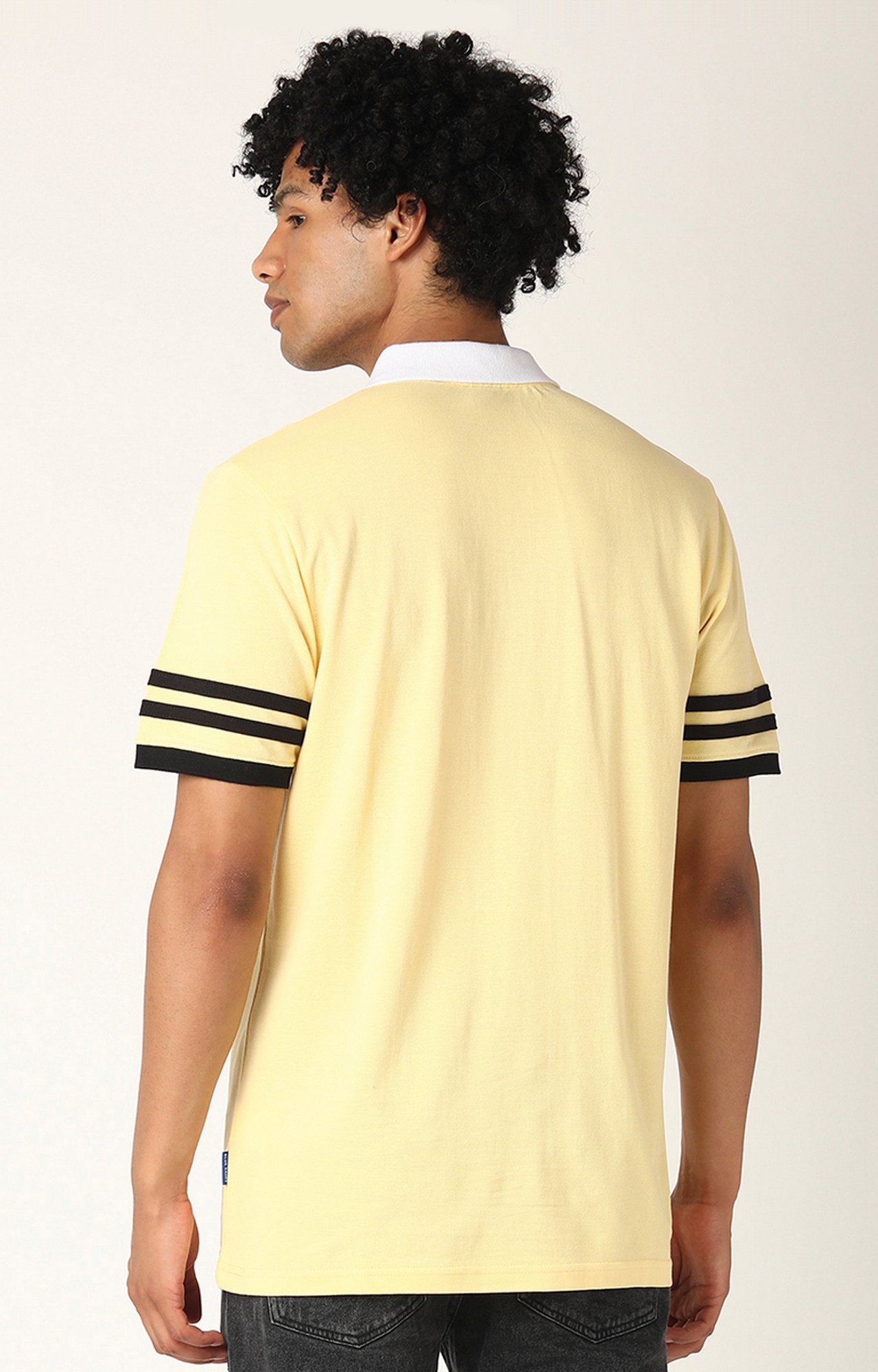 Blue Saint | Yellow Solid T-Shirts 3