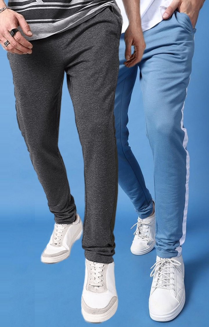 Blue Striped Trackpants