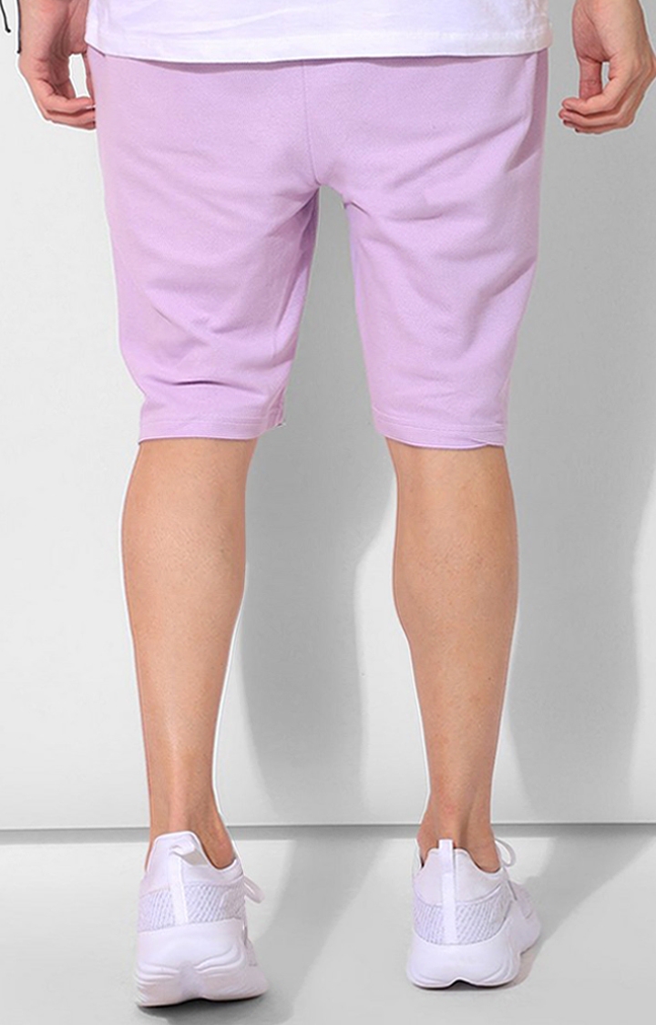 Blue Saint | Purple Solid Shorts 3