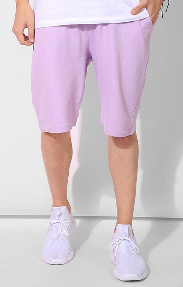 Blue Saint | Purple Solid Shorts 0