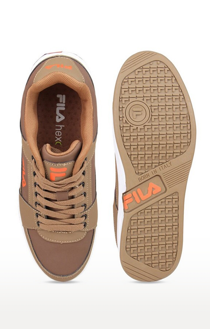 FILA | Men's Brown PU Sneakers 3