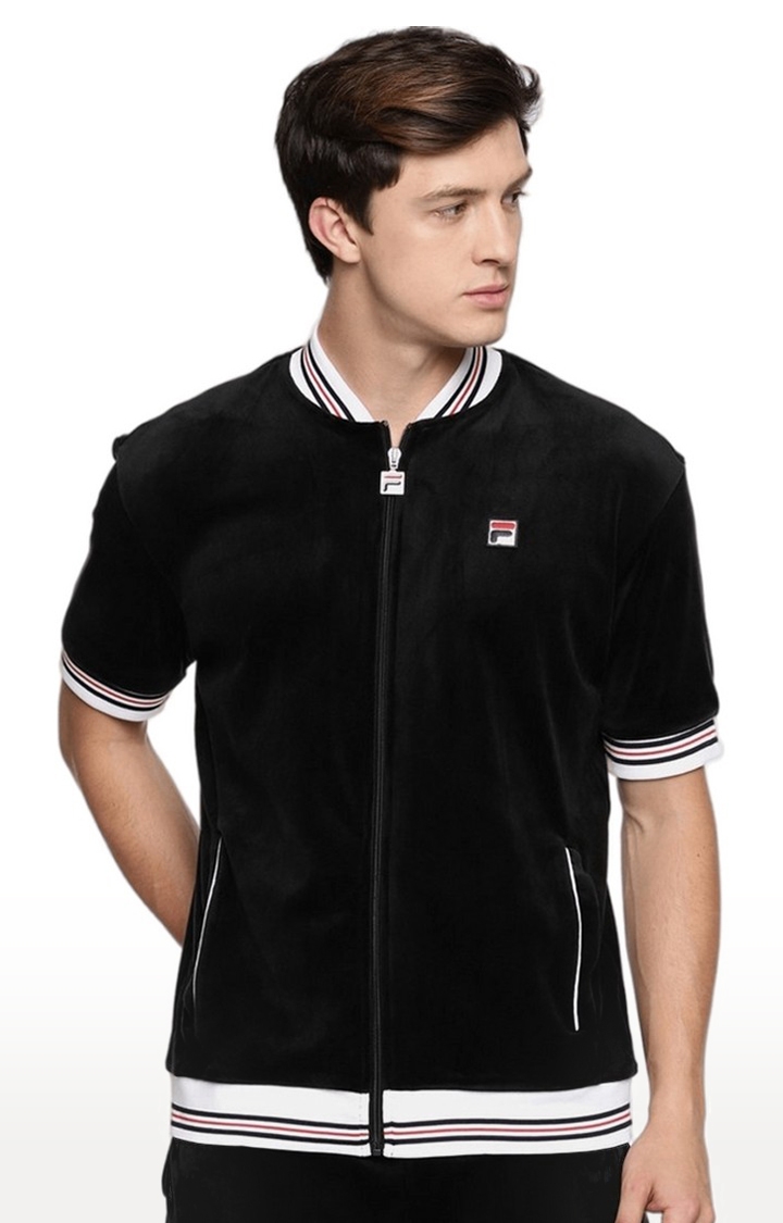 FILA | Men's Black Polyester Activewear Jackets 0