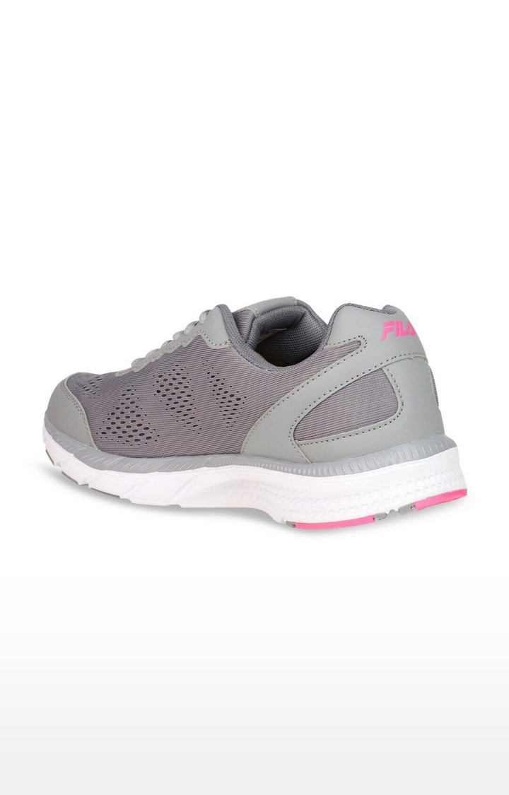 Women's Grey PU Outdoor Sports Shoes